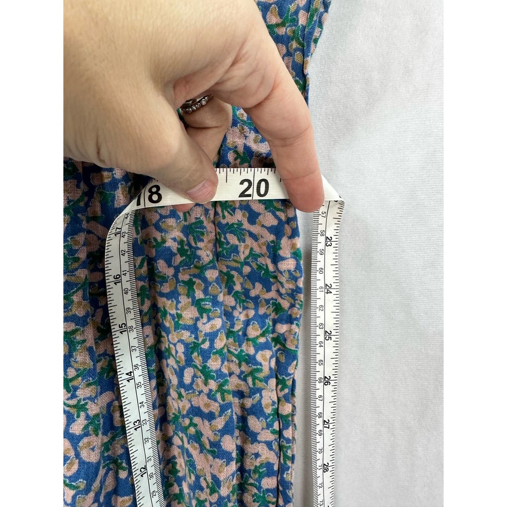 Mirth Pueblo Maxi Caftan Dress Handmade Gauze Cotton Cottagecore size XS - Picture 11 of 11